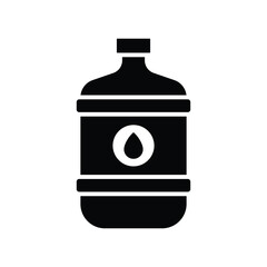 water gallon icon vector design template simple and clean