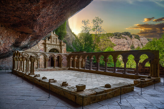 The Royal Monastery of San Juan de la Pe&ntilde;a located in Botaya, southwest of Jaca, Huesca, Aragon (Spain), was the most important monastery in Aragon in the early Middle Ages.