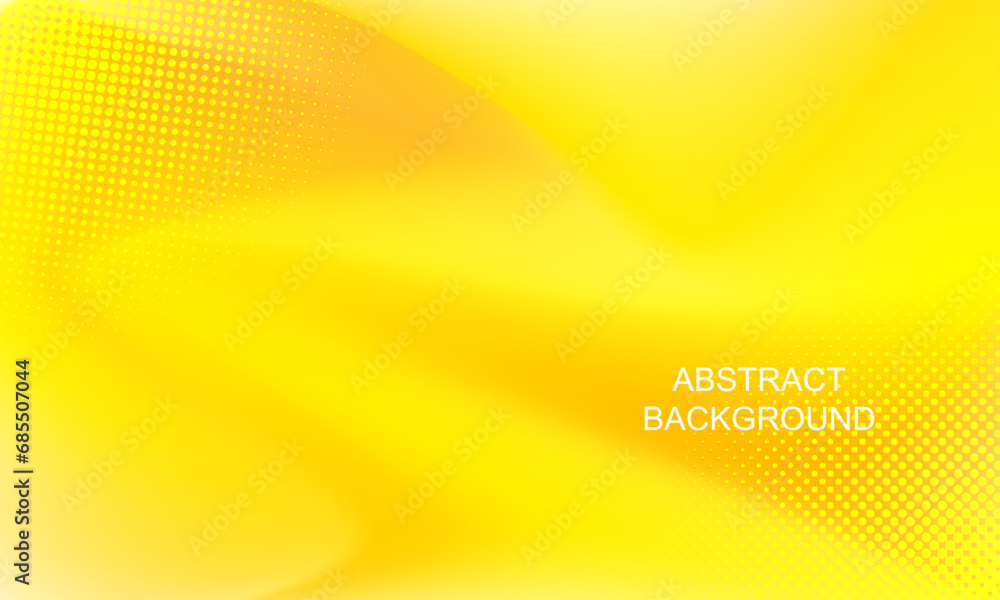 Aufkleber abstract yellow gradient background with halftone effect vector illustration