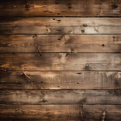 Obraz premium Rustic wood planks background. Generative AI.