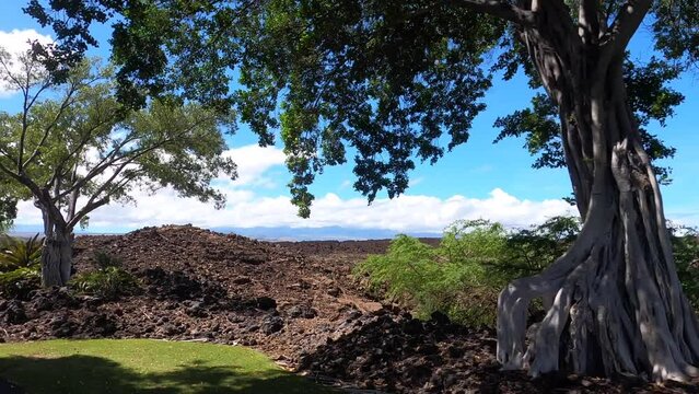 Hawaii, tropical, landscape, beaches, ocean, islands, travel, tourism, aerial, scenic, nature, Pacific Ocean, paradise, sunset, sunrise, waves, culture, adventure, 4K, HD, Volcano