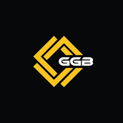 GGB letter design for logo and icon.GGB typography for technology, business and real estate brand.GGB monogram logo.
