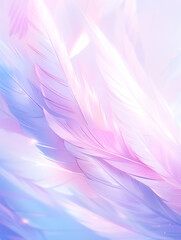 Fantasy color feather background,created with Generative AI tecnology.