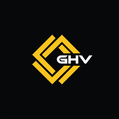 GHV letter design for logo and icon.GHV typography for technology, business and real estate brand.GHV monogram logo.