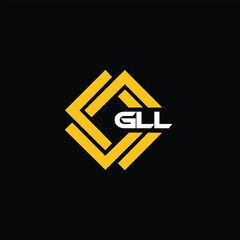 GLL letter design for logo and icon.GLL typography for technology, business and real estate brand.GLL monogram logo.