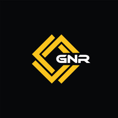 GNR letter design for logo and icon.GNR typography for technology, business and real estate brand.GNR monogram logo.