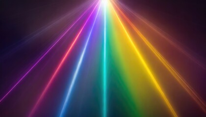 Fototapeta premium abstract background with colorful spectrum. Bright neon rays and glowing lines