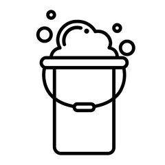 Bucket with Soap