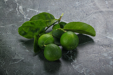 Fresh juicy ripe green lime