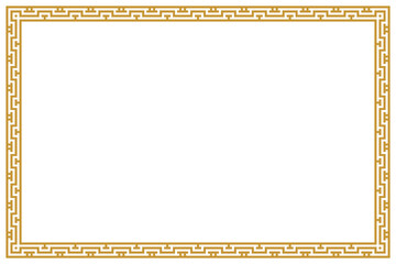 luxury seamless old greek frame certificate border template background   - obrazy, fototapety, plakaty