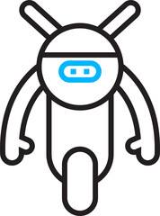 Robot Line Avatar
