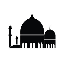 Ramadan Kareem prayer mosque vector illustration