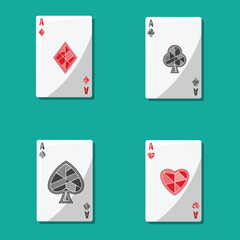 Ace Gambling Card