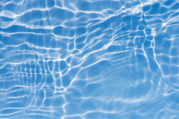 Bluewater bubbles on the surface ripples. Defocus blurred transparent white-black colored clear...