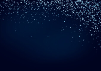 Blue and black gradient abstract background Decorated with small blue dots and circles. distributed without form Gives the feeling of stars in the night sky. Used in media design.