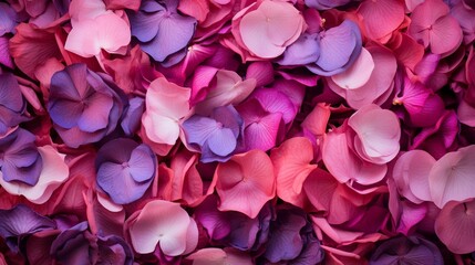 close up of pink rose petals abstract background generated by AI tool