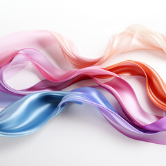 abstract colorful ribbon background 