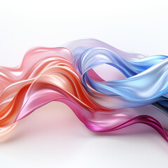 Fototapeta premium abstract colorful ribbon background 
