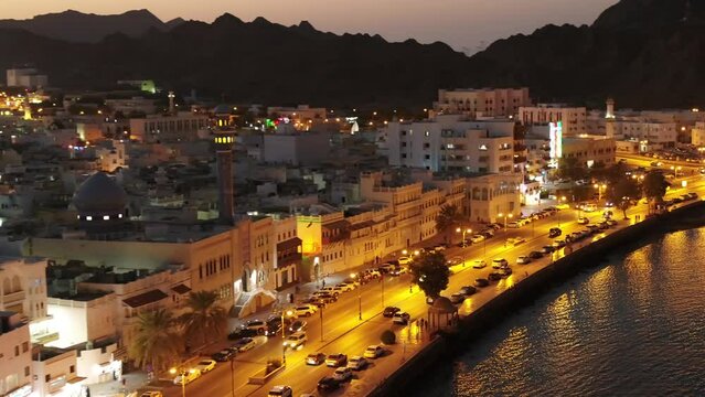 The coastal city of Muttrah