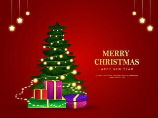 Christmas and New Year background Christmas Greeting Card