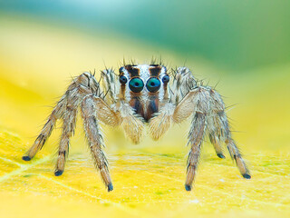 Portrait of a jumping spider