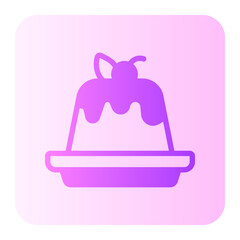 panna cotta gradient icon