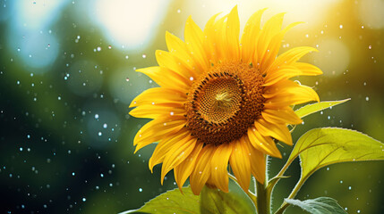 A Sunflower Flourish in its Natural Realm