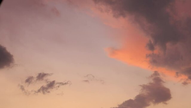 Sunset sky, video approximation