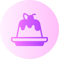 panna cotta gradient icon