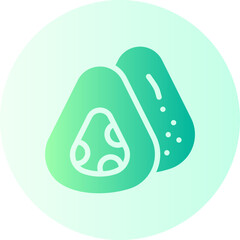 Fototapeta premium arancini gradient icon