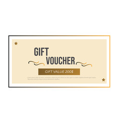 Luxury gift voucher , discount coupon template, prize voucher