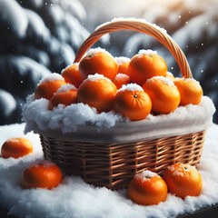 fruit, orange, food, fresh, citrus, basket, healthy, tangerine, diet, organic, vegetarian, freshness, health, tangerines, white