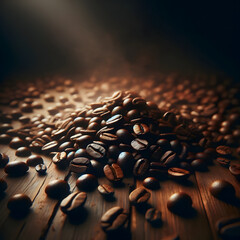 coffee, roasted, drink, caffeine, black, aroma, espresso, dark, coffee beans, breakfast, close-up, beverage, coffe, grain, morning