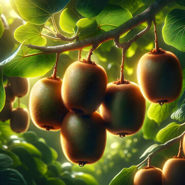 fruit, tree, food, branch, harvest, nature, qiwi