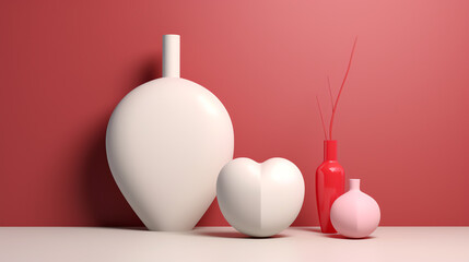 eggs in a vase