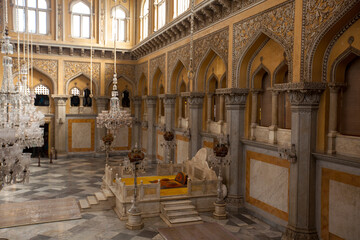 Durbar Hall, Khilwat Mubarak, Chowmahalla Palace, Chowmahallat Palace, Nizam Palace, Hyderabad,...