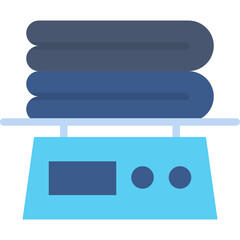 Fototapeta premium Scale icon. Flat design. For presentation, graphic design, mobile application.