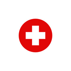 Hospital icon vector. Medic illustration sign. Nurse symbol or logo.