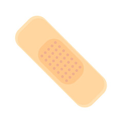 Adhesive plaster icon vector. Wound illustration sign. Corn symbol or logo.