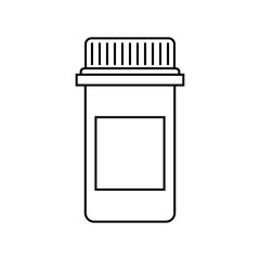 Pills icon vector. Antibiotics illustration sign. Vitamins symbol or logo.