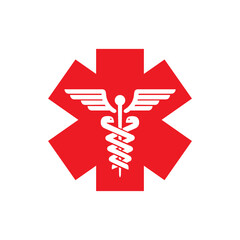 Obraz premium Hospital icon vector. Medic illustration sign. Nurse symbol or logo.