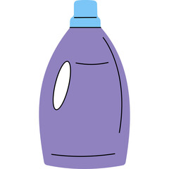 Liquid Detergent Illustration PNG Transparent Background