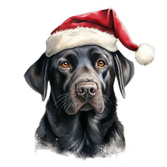 Black labrador. Ai generated image