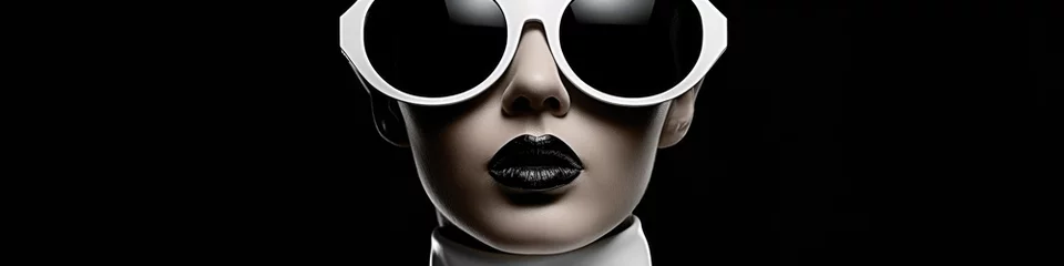 Fashion-forward look with bold, oversized sunglasses © Ezio Gutzemberg