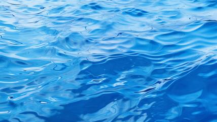 Beautiful blurred natural blue background with water