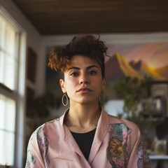 A nonbinary person portrait