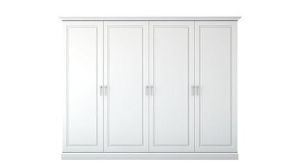 wardrobe Interior design concept furniture for living isolated on clear png background and transparent background, AI generative.