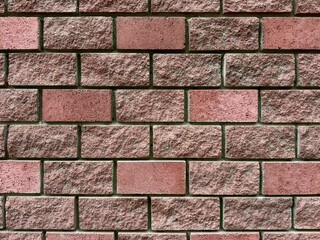 Red bricks wall background 