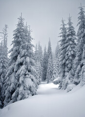 Fototapeta premium winter landscape