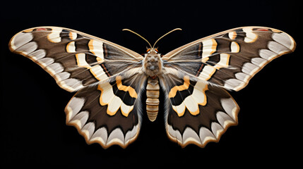 Moths are nocturnal lepidoptera